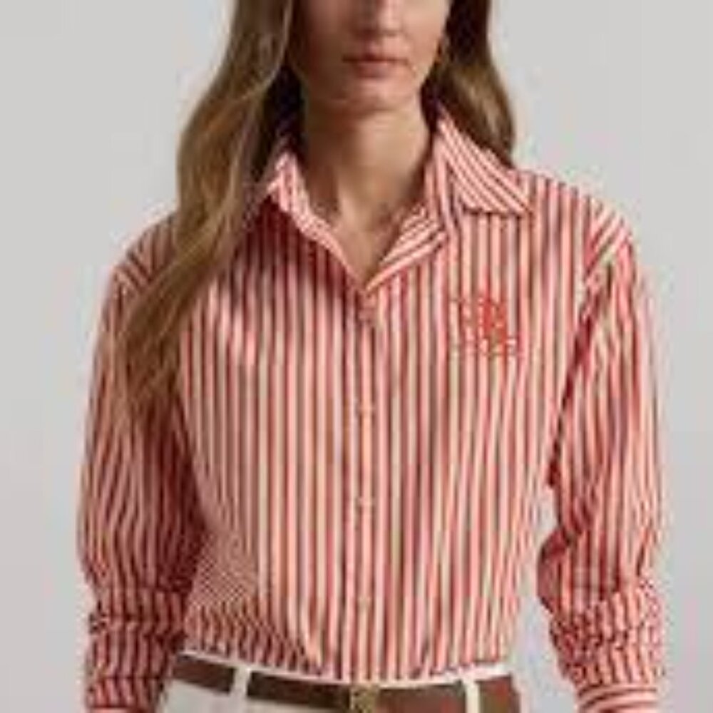 Ralph Lauren women's Lauren Striped Shirt - Size L  - New With Tags